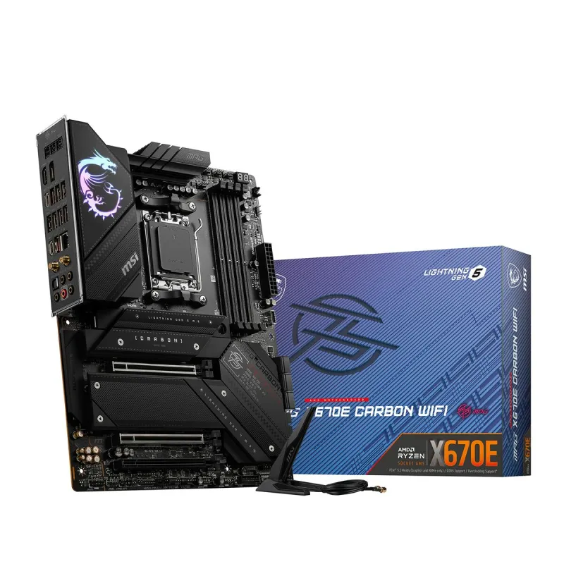 Pagrindinė plokštė MSI MPG X670E CARBON WIFI AMD X670 AMD AM5