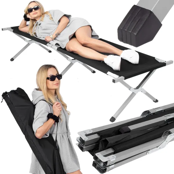 Туристическая раскладушка походная Springos CS0090