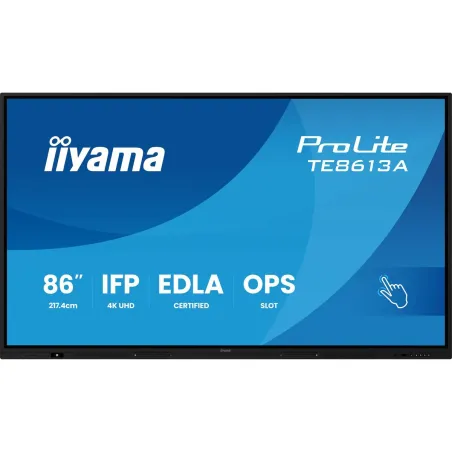 Monitorius Iiyama TE8613A-B1AG 86" 4K Ultra HD LCD