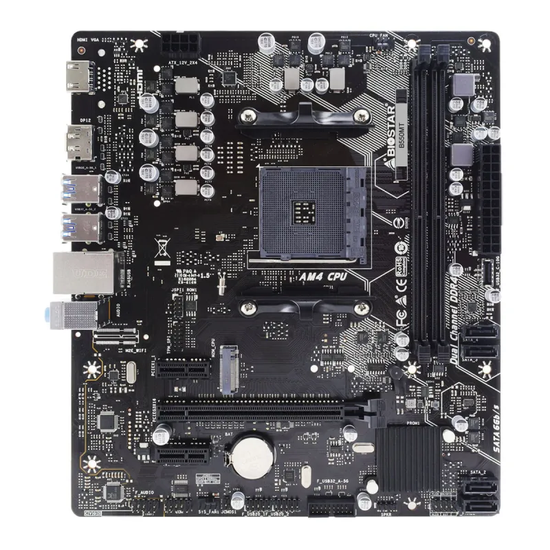 Pagrindinė plokštė Biostar B550MT AMD AM4