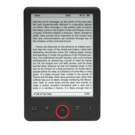 Elektroninė knyga Denver Electronics 635L 4GB Juoda 6"