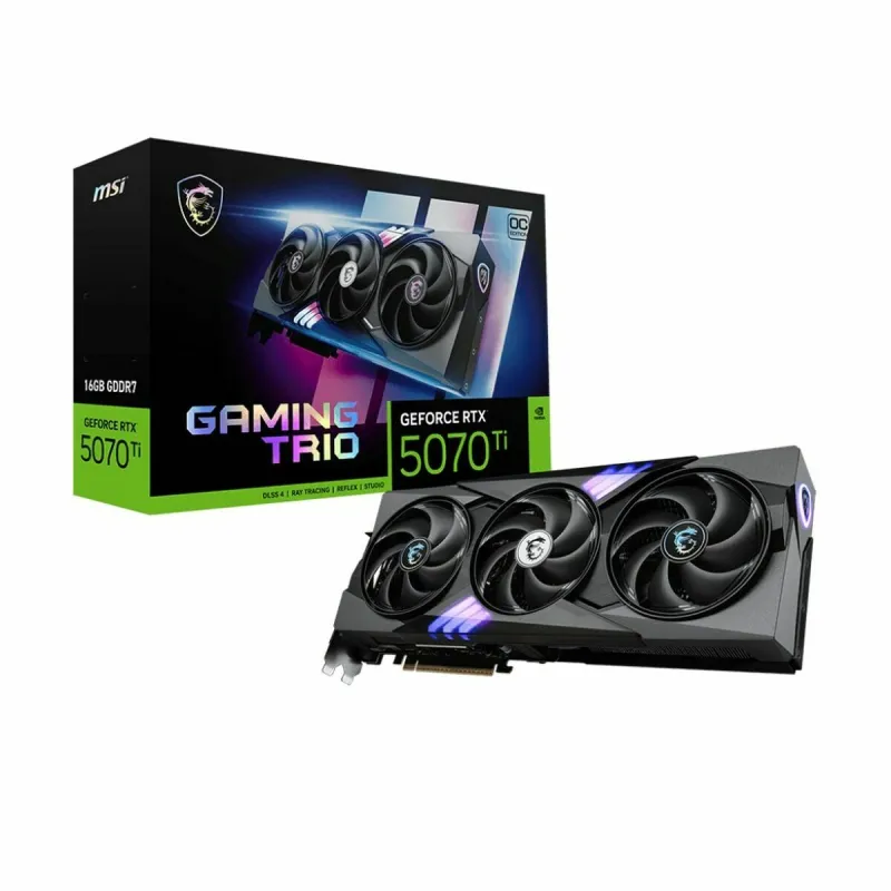 Vaizdo korta MSI nvidia geforce rtx 5070 ti 16 GB GDDR6X GDDR7