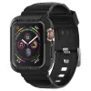 Spigen Rugged Armor Pro Case – Band with case for Apple Watch 44 / 45 mm (Black)