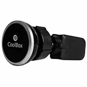 Автомобильная подставка для мобильного телефона CoolBox CoolFix Чёрный Серебристый