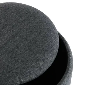 Detachable Pouffe Versa Grey Bamboo MDF Wood