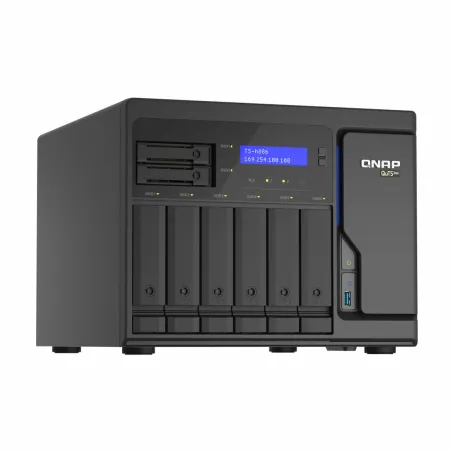 NAS Tīkla Suzrage Qnap TS-H886-D1602-8G Melns