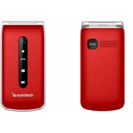 Mobile telephone for older adults Sunstech CELT18RD Red 2.4"