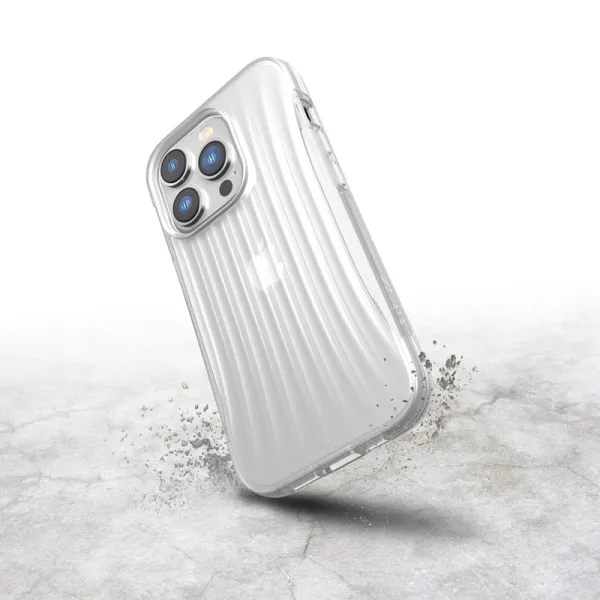 X-Doria Raptic Clutch - Biodegradable case for iPhone 14 Pro (Drop-Tested 3m) (Clear)