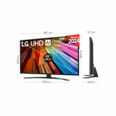 Смарт-ТВ LG 75UT81006LA.AEU 4K Ultra HD 75"