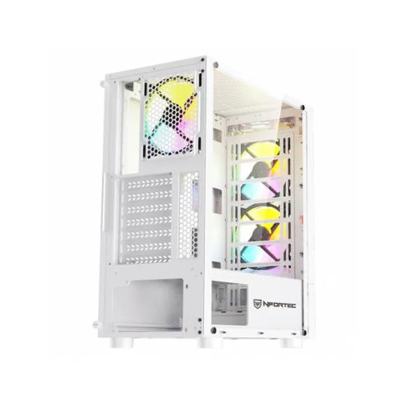 Блок полубашня ATX Galileo Nfortec NF-CS-CAELUM-WHITE Белый