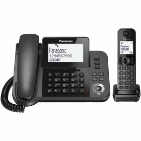 Fiksuotojo ryšio telefonas Panasonic KX-TGF310 Balta Juoda Pilka