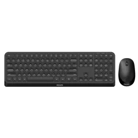 Klaviatuur ja Hiir Philips SPT6307B/16 Must QWERTY