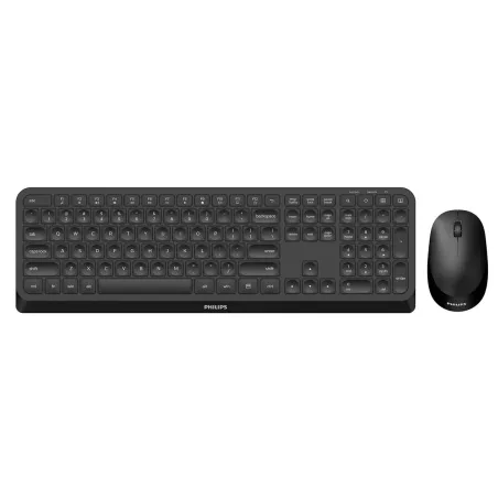 Klaviatuur ja Hiir Philips SPT6307B/16 Must QWERTY