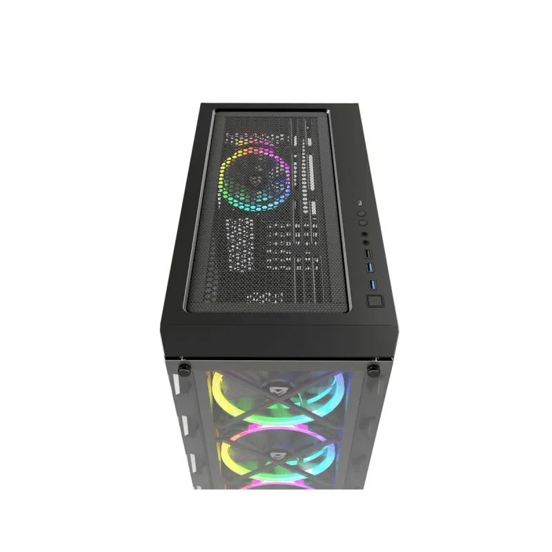 ATX Semi-tower Box Nfortec NF-CS-DRACOX-B Black
