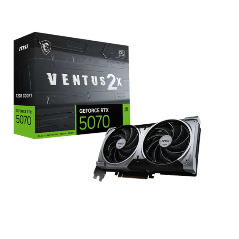 Vaizdo korta MSI nvidia geforce rtx 5070 12 GB GDDR6X
