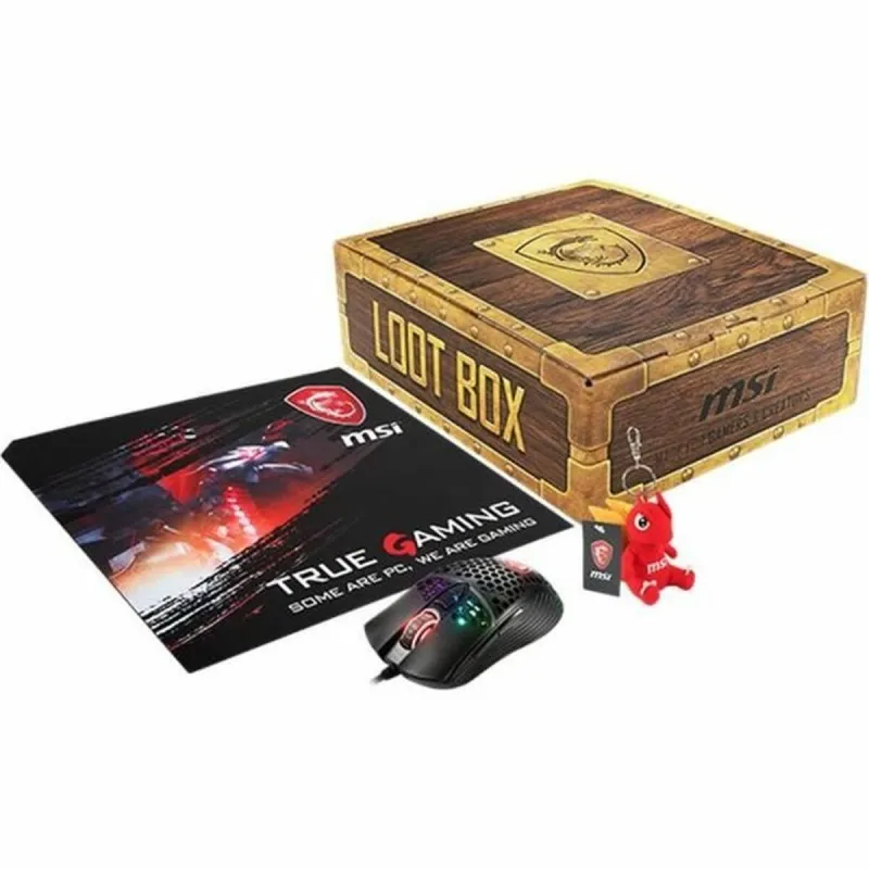 Belaidė pelė MSI Loot Box 1 Juoda