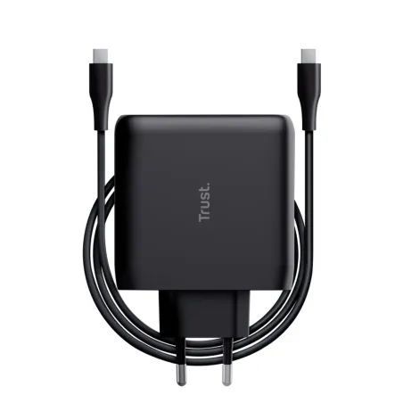 Зарядное для розетки + Кабель-USB-C Trust 24818 Чёрный