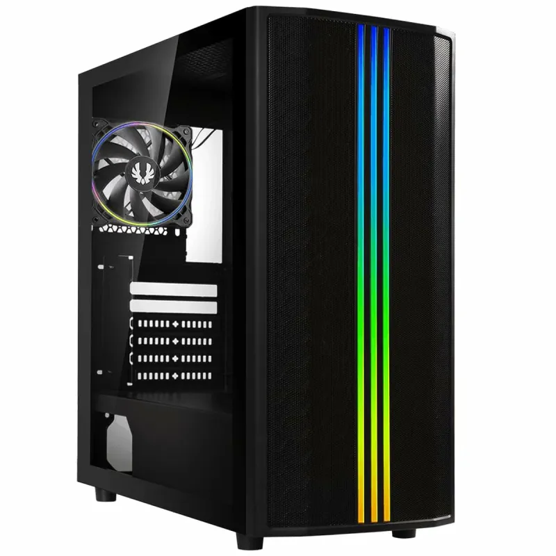 ATX pusiau bokšto tipo korpusas BitFenix Fang ARGB Juoda
