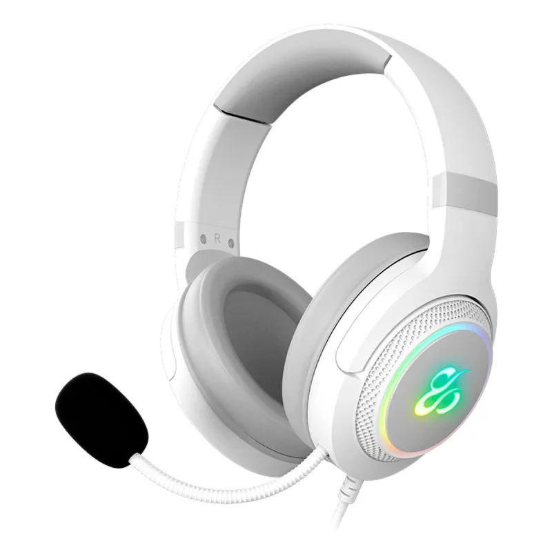 Kuulokkeet mikrofonilla Newskill NS-HS-SOBEK-71-IV Valkoinen