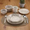 Māla trauki Versa Denali Pelēks Porcelāns