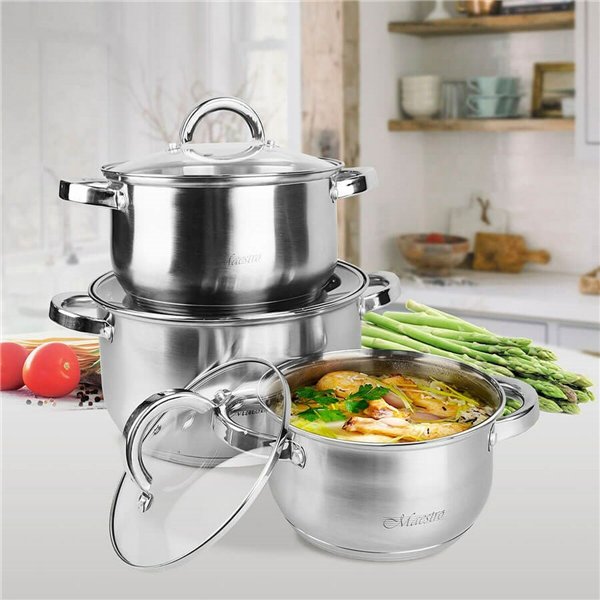 Saucepans Feel Maestro MR-2120 Steel