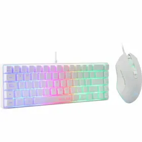Klaviatūra ir pelė The G-Lab COMBO-HYDRO Balta