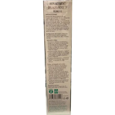 Kaukosäädin TM Electron TMURC360 Musta