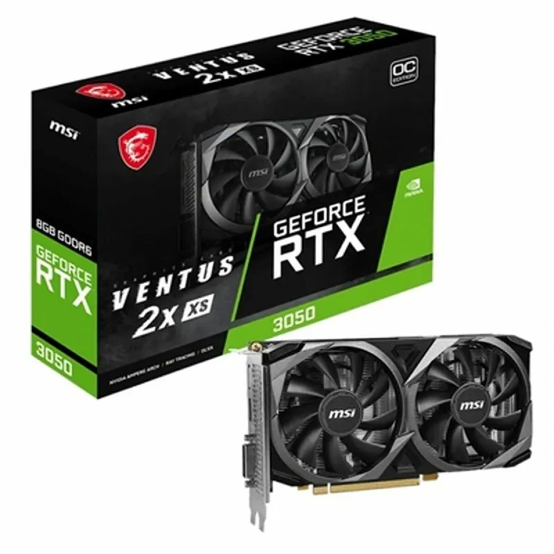 Grafikas Karte MSI GEFORCE RTX 3050 VENTUS 2X XS 8G OC GDDR6