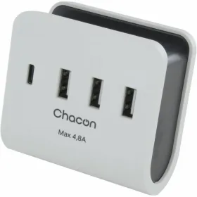 USB Lādētājs Sienas Chacon Balts