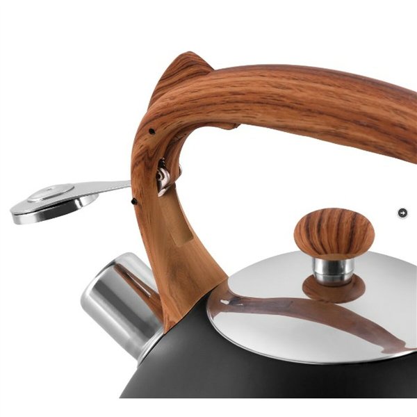 Teapot Promis TMC12 Black Wood Steel 3 L