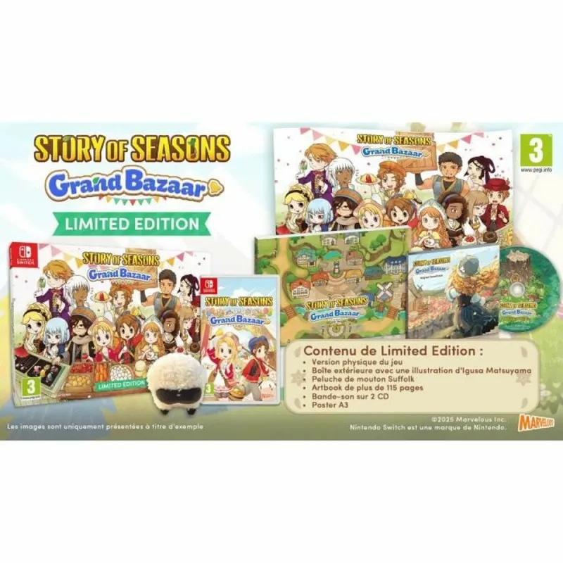 Switch vaizdo žaidimas Just For Games Story of Seasons: Grand Bazaar
