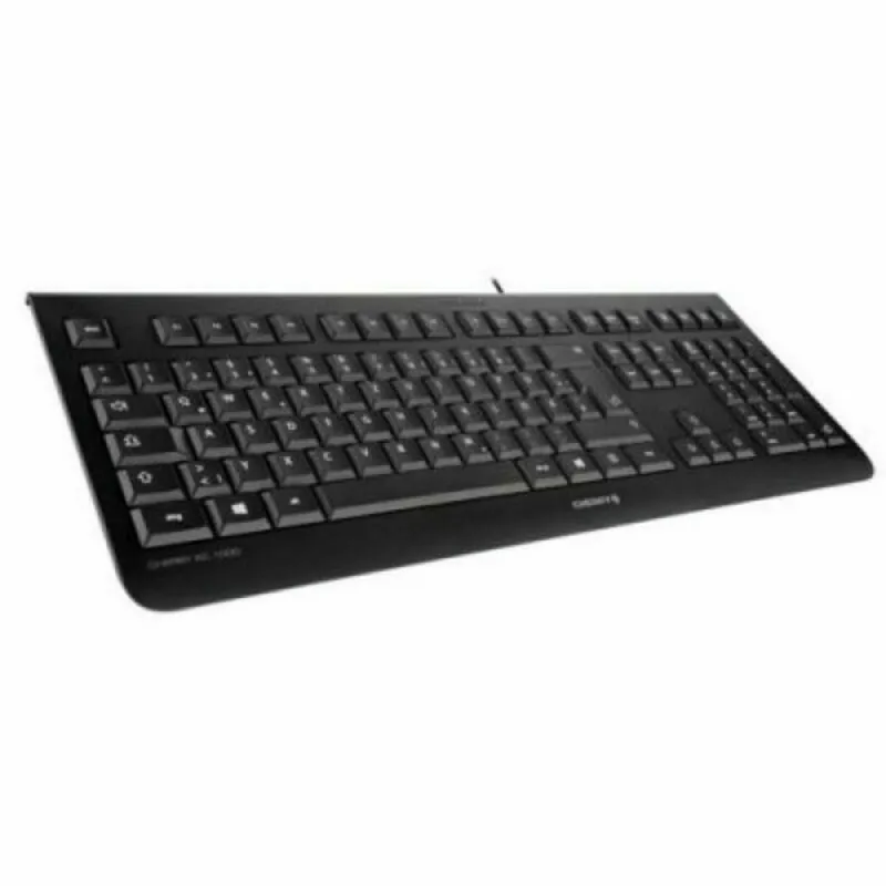 Prantsusekeelne Klaviatuur Cherry Hispaaniakeelne Qwerty Must