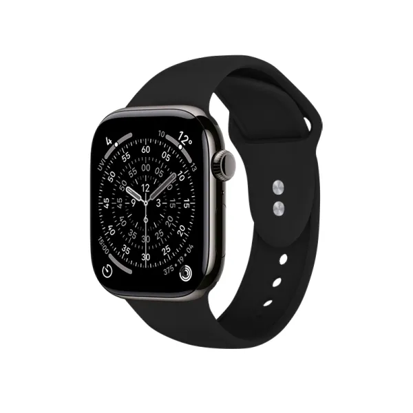 Crong Liquid - Apple Watch Band 44/45/46/49 mm (Black)