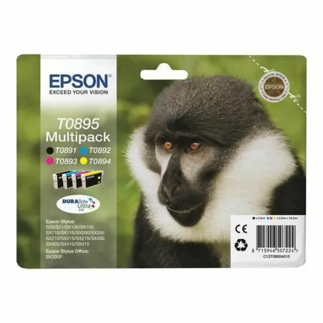 Originali rašalo kasetė Epson Geltona Juoda Ciano Rožinė