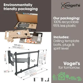 Televiisori Alus Vogel's TVM5645 NEGRO 40" 35 kg