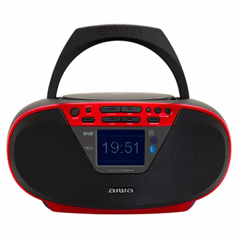 Radio CD MP3 Aiwa BBTU500DAB/RD Sarkans FM