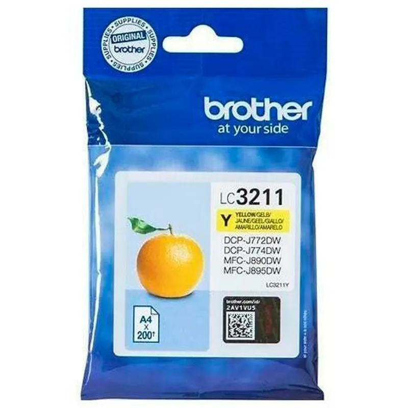 Saderīgs tintes kārtridžs Brother LC-3211Y Dzeltens