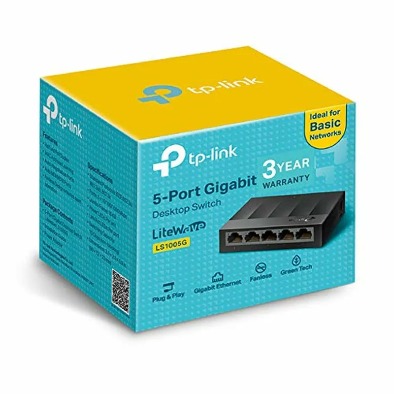 Komutatorius TP-Link LS1005G Juoda
