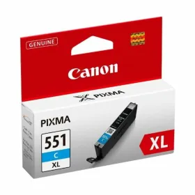 Alkunperäinen mustepatruuna Canon CLI 551XL Syaani