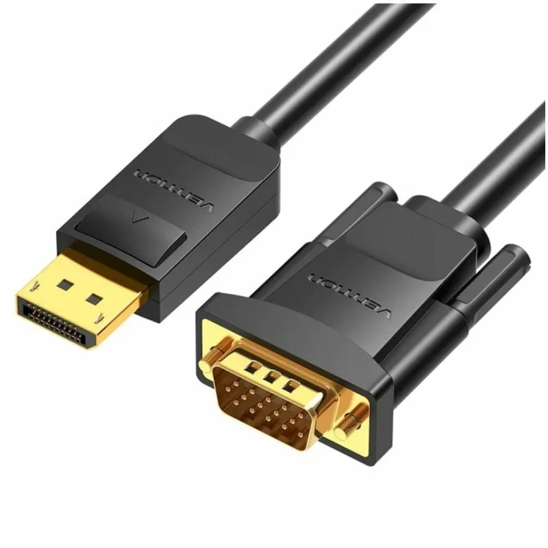 DisplayPort – VGA adapteris Vention HBLBH Juoda 2 m