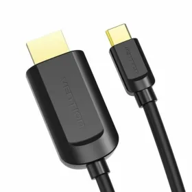 USB-C - HDMI Kaabel Vention CGUBG Must 1,5 m