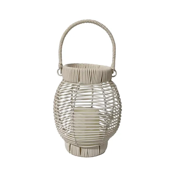 LED žibintas Versa Balta Rotangas