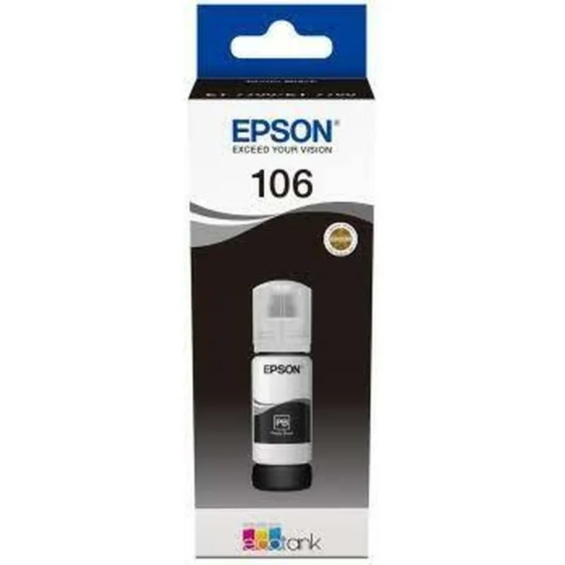 Saderīgs tintes kārtridžs Epson 106 EcoTank Photo Black ink bottle 70 ml Melns