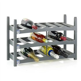 Bottle rack Rotho VARIO Grey