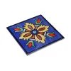 Table Mat Versa Blue Cork Ceramic Tile 20 X 0,6 X 20 CM