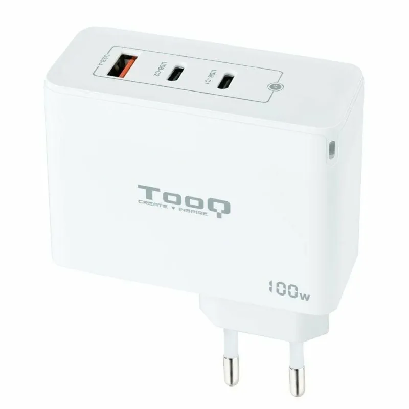 Сетевое зарядное устройство TooQ TQWC-GANQC2PD100W