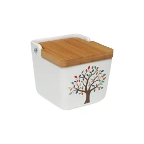 Salt Shaker with Lid Versa Ceramic Tree 8,8 x 8,5 x 8,8 cm