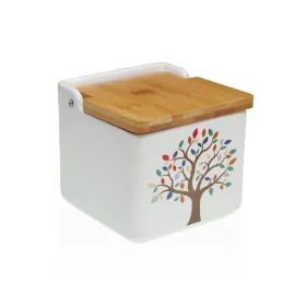 Salt Shaker with Lid Versa Ceramic Tree 12,2 x 11,5 x 12,2 cm