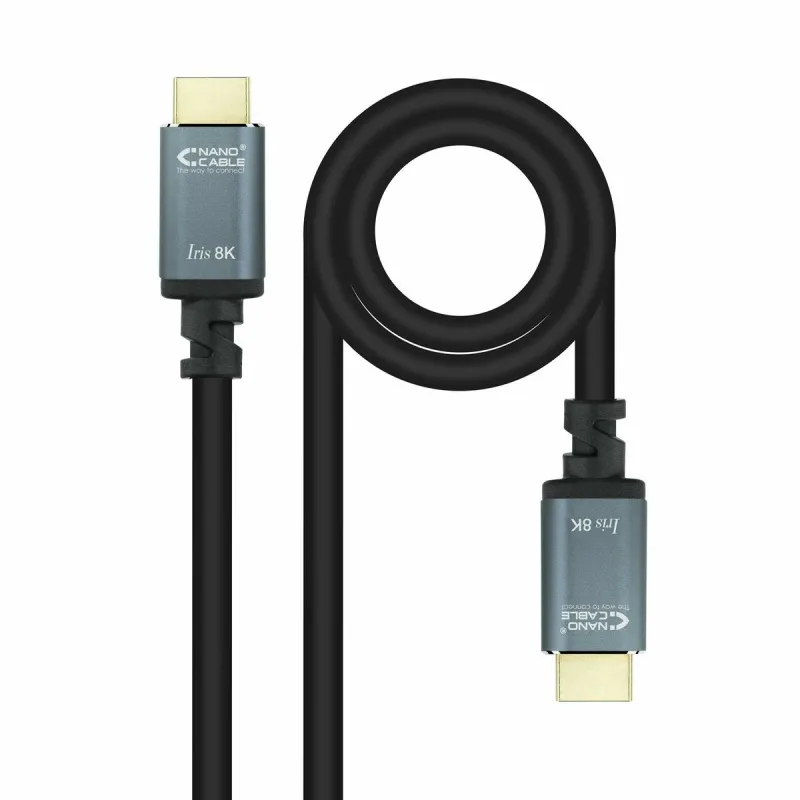 Кабель HDMI NANOCABLE 10.15.8002 Чёрный 2 m 8K Ultra HD