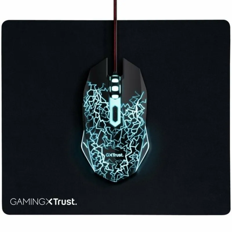 Pelė Trust Gaming 24752 Juoda Pelės kilimėlis